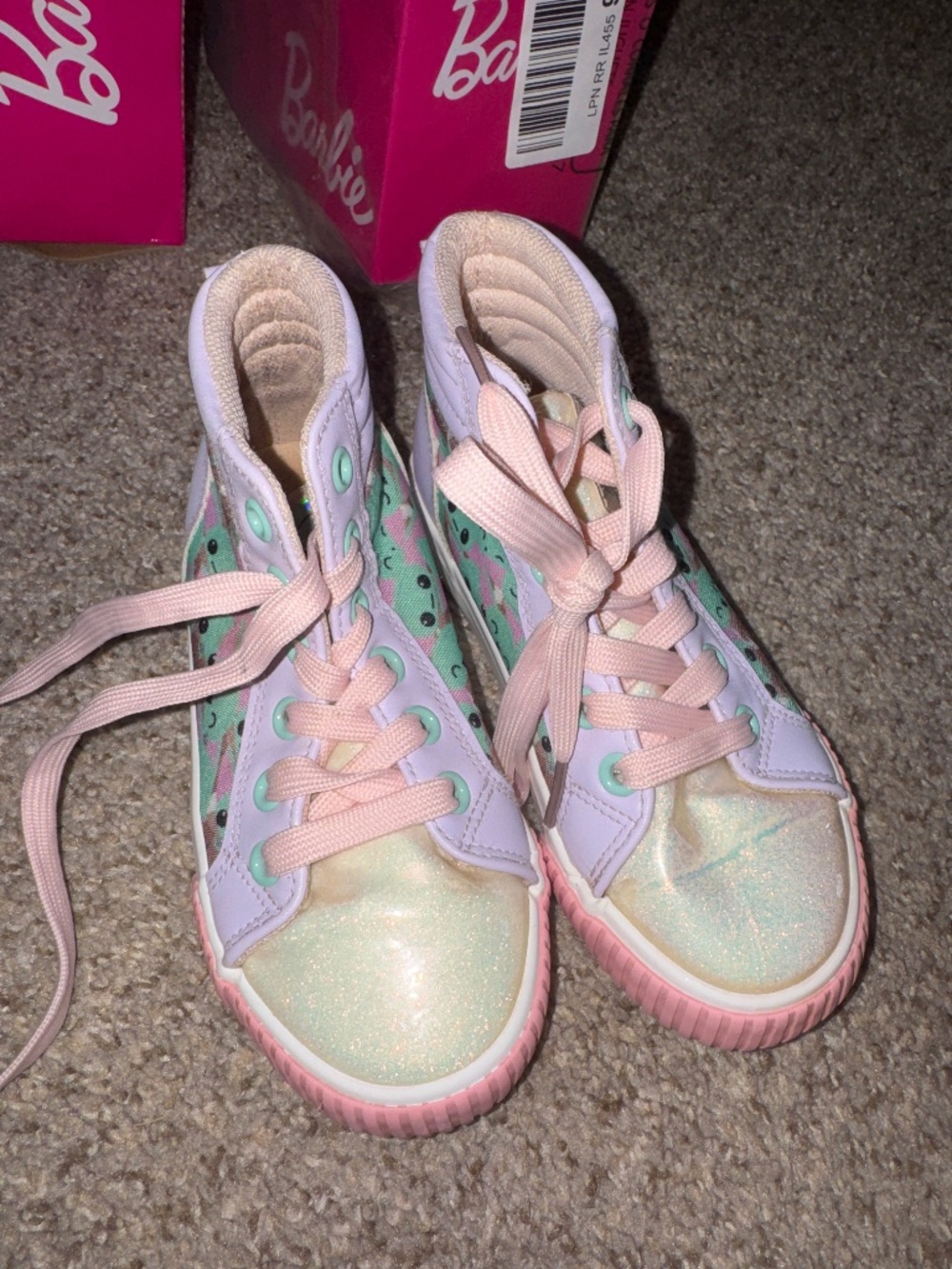Ground up Baby yoda high tops